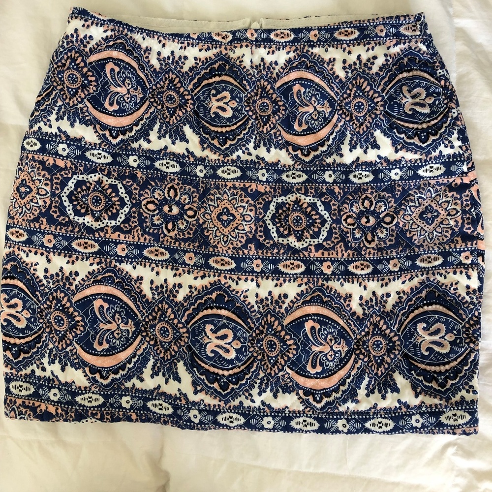 MILLAU LF STORES QUILTED LINED MINI SKIRT XS